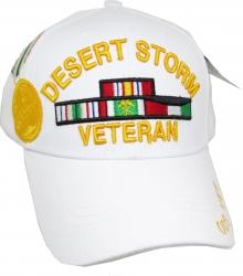 View Buying Options For The Desert Storm Veteran Ribbons with Medal Mens Cap