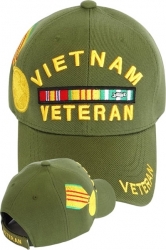 View Buying Options For The Vietnam Veteran Ribbons With Color Medal Mens Cap