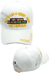 View Buying Options For The Vietnam + Desert Storm War Veteran Ribbon Shadow Mens Cap