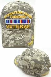 View Buying Options For The Operation Iraqi Freedom Veteran Ribbons Shadow Mens Cap