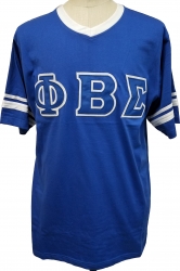 View Buying Options For The Buffalo Dallas Phi Beta Sigma Striped V-Neck Mens Tee