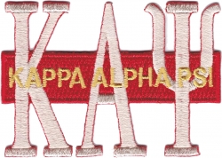 View Product Detials For The Kappa Alpha Psi Long Bar Iron-On Patch