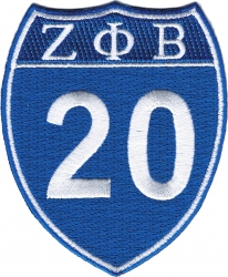 View Buying Options For The Zeta Phi Beta 20 Shield Sign Iron-On Patch
