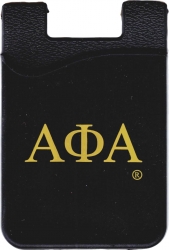 View Buying Options For The Alpha Phi Alpha Silicone Cell Phone Wallet
