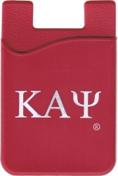 View Buying Options For The Kappa Alpha Psi® Cell Phone Silicone Card Holder