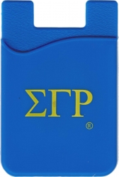 View Product Detials For The Sigma Gamma Rho Silicone Cell Phone Wallet