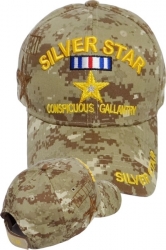 View Buying Options For The Silver Star Conspicuous Gallantry Shadow Mens Cap