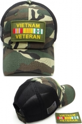 View Buying Options For The Vietnam Veteran Ribbons Patch Meshback Mens Cap