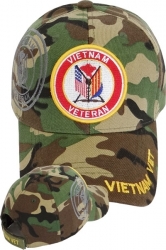 View Product Detials For The Vietnam Veteran Flags Shadow Mens Cap