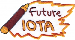 View Product Detials For The Iota Phi Theta Future Iota Iron-On Patch