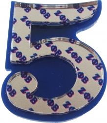 View Buying Options For The Zeta Phi Beta Acrylic Line #5 Pin