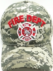 View Buying Options For The Fire Dept Fire Rescue Mens Cap