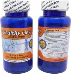 View Product Detials For The MineCeuticals Healthy Oregon Blue Clay Complete Detox Cleanse Capsules [Pre-Pack]