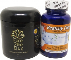View Buying Options For The MineCeuticals Healthy Oregon Blue Clay Capsules & Face2theMAX Pack