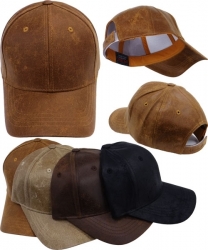 View Buying Options For The Jungle Crack Plain PU Leather Mens Baseball Cap