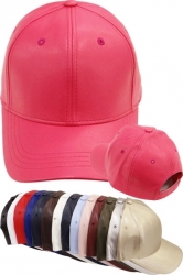 View Buying Options For The Plain PU Leather Mens Baseball Cap