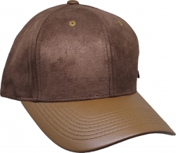View Buying Options For The Plain Suede PU Leather Bill Mens Baseball Cap
