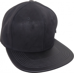 View Buying Options For The Plain Suede PU Leather Bill Snapback Mens Cap