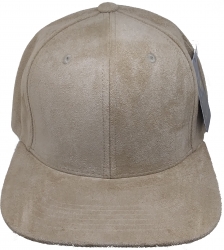 View Buying Options For The Plain Suede Leather Mens Snapback Cap