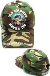 View Buying Options For The Old Soldiers Never Die Mens Cap
