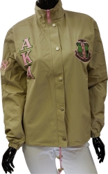 View Buying Options For The Buffalo Dallas Alpha Kappa Alpha Sorority Ladies All-Weather Windbreaker Jacket