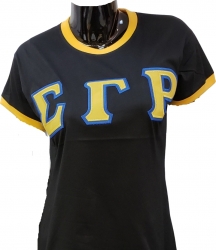 View Product Detials For The Buffalo Dallas Sigma Gamma Rho Ringer T-Shirt