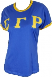 View Product Detials For The Buffalo Dallas Sigma Gamma Rho Ringer T-Shirt