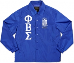 View Buying Options For The Big Boy Phi Beta Sigma Divine 9 Waterproof Mens Coach/Line Jacket