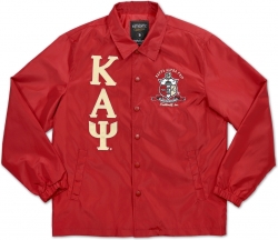View Buying Options For The Big Boy Kappa Alpha Psi® Divine 9 Waterproof Mens Coach/Line Jacket