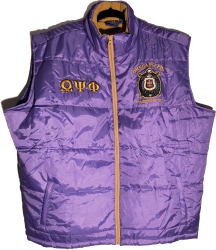 View Product Detials For The Buffalo Dallas Omega Psi Phi Vest