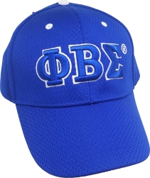 View Buying Options For The Phi Beta Sigma Fraternity 3 Letter Polymesh Mens Cap