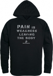 View Buying Options For The RapDom Marines Pain Is Weakness Graphic Mens Pullover Hoodie