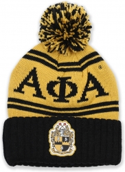 View Buying Options For The Big Boy Alpha Phi Alpha Divine 9 S51 Mens Cuff Beanie Cap With Ball