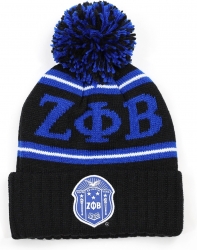 View Buying Options For The Big Boy Zeta Phi Beta Divine 9 S51 Ladies Cuff Beanie Cap with Ball