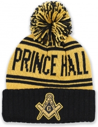 View Buying Options For The Big Boy Prince Hall Mason Divine S51 Mens Cuff Beanie Cap with Ball