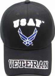 View Buying Options For The Air Force USAF Wings Veteran On Bill Mens Cap