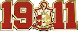 View Product Detials For The Kappa Alpha Psi Shield 1911 Lapel Pin