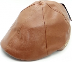 View Buying Options For The The Hatter #7931 PU Leather Duck Ivy Mens Cap