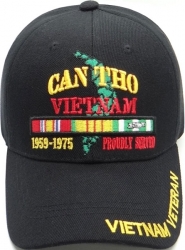 View Product Detials For The Can Tho Vietnam Veteran Proudly Served Mens Cap