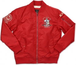 View Buying Options For The Big Boy Kappa Alpha Psi Divine 9 S2 Bomber Flight Mens Jacket