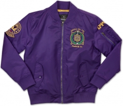 View Product Detials For The Big Boy Omega Psi Phi Divine 9 S2 Bomber Flight Mens Jacket