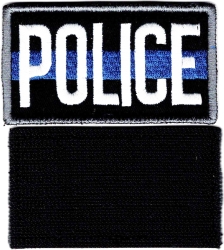 View Buying Options For The Thin Blue Line Police Text Hook And Loop Patch [Pre-Pack]