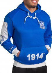 View Product Detials For The Phi Beta Sigma Elite Mens Pullover Hoodie