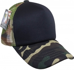 View Buying Options For The Plain 5 Panel Trucker Mesh Mens Cap
