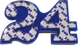 View Buying Options For The Zeta Phi Beta Acrylic Line #24 Pin