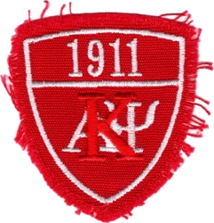 View Buying Options For The Kappa Alpha Psi® Distressed Denim Shield Iron-On Patch