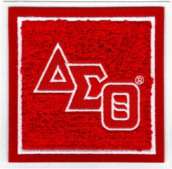 View Product Detials For The Delta Sigma Theta Chenille Drink Coaster Set [Pre-Pack]