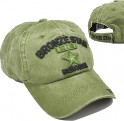 View Buying Options For The Bronze Star of Heroism Tonal Pigment Washed Cotton Mens Cap