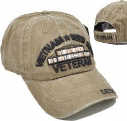 View Buying Options For The Vietnam Desert Storm Tonal Pigment Washed Cotton Mens Cap
