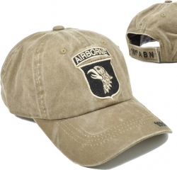 View Buying Options For The 101st Airborne Logo Tonal Pigment Washed Cotton Mens Cap